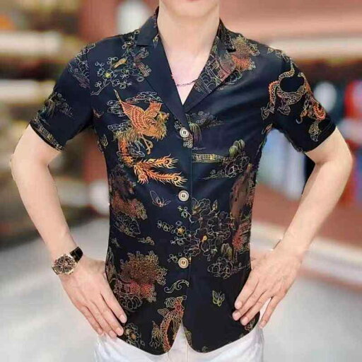 春 コーデ メンズ 用 服 シンプル ファッション オシャレ 大人 かっこいい 大きいサイズ ストリート 紳士服 エスニック プリント 半袖 スーツ カジュアル スリムフィット トップス 春 コーデ メンズ 用 服 シンプル ファッション オシャレ 大人 かっこいい 大きいサイズ ストリート 紳士服 エスニック プリント 半袖 スーツ カジュアル スリムフィット トップス