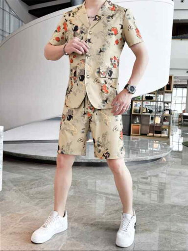 春 コーデ メンズ 用 服 シンプル ファッション オシャレ 大人 かっこいい 大きいサイズ ストリート 紳士服 サマー スーツ 半袖 T シャツ カジュアル 鯉 プリント 快適 パンツ フル 春 コーデ メンズ 用 服 シンプル ファッション オシャレ 大人 かっこいい 大きいサイズ ストリート 紳士服 サマー スーツ 半袖 T シャツ カジュアル 鯉 プリント 快適 パンツ フル