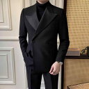 春 コーデ メンズ 用 服 シンプル ファッション オシャレ 大人 かっこいい 大きいサイズ ストリート 紳士服 ハイエンド ビッグ スーツ カジュアル ビジネス ツーピース 2点セットスーツ