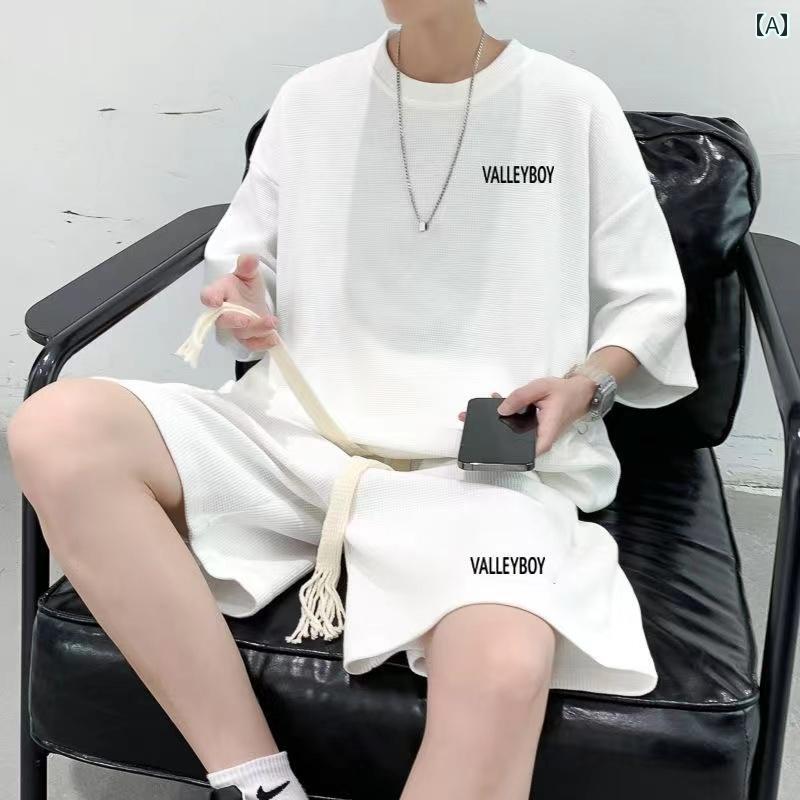 春 コーデ メンズ 用 服 シンプル ファッション オシャレ 大人 かっこいい 大きいサイズ ストリート 紳士服 カジュアル スーツ 半袖 T シャツ パンツ スポーツウェア 2