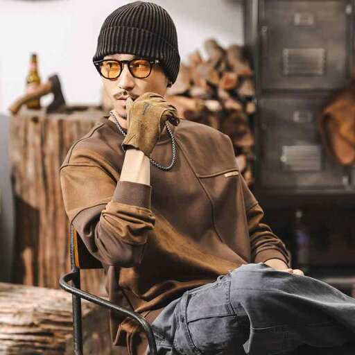 春 コーデ メンズ 用 服 シンプル ファッション オシャレ 大人 かっこいい 大きいサイズ ストリート 紳士服 アメリカン レトロ 450 ヘビー ラウンドネック スウェット シャツ スエード ハイエンド インナーウェア 春 コーデ メンズ 用 服 シンプル ファッション オシャレ 大人 かっこいい 大きいサイズ ストリート 紳士服 アメリカン レトロ 450 ヘビー ラウンドネック スウェット シャツ スエード ハイエンド インナーウェア