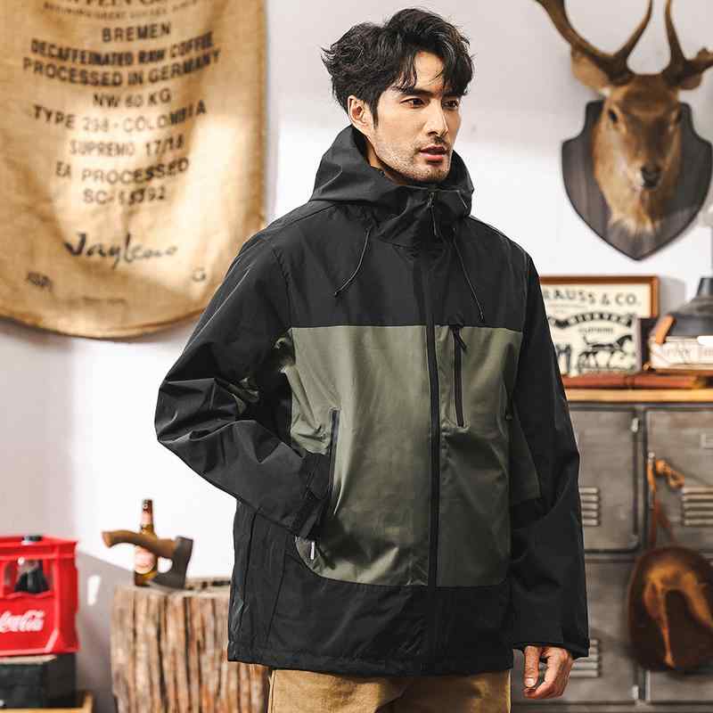 Other - 春 コーデ メンズ 用 服 シンプル ファッション オシャレ 大人 かっこいい 大きいサイズ ストリート 紳士服 アメリカン ワーク ジャケット アーバン アウトドア ハイキング 登山 フード付き ジャケット