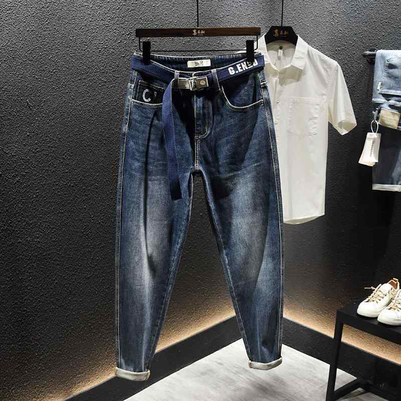 乐天商城 - 春 コーデ メンズ 用 服 シンプル ファッション オシャレ 大人 かっこいい 大きいサイズ ストリート 紳士服 ジーンズ ワイド レッグ テーパー ドレープ ダブルステッチ カジュアル パンツ