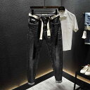 春 コーデ メンズ 用 服 シンプル ファッション オシャレ 大人 かっこいい 大きいサイズ ストリート 紳士服 ジーンズ カジュアル テーパード フット パン...