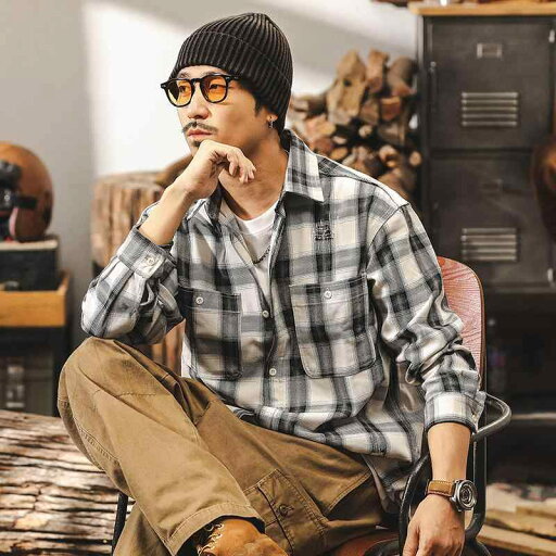 春 コーデ メンズ 用 服 シンプル ファッション オシャレ 大人 かっこいい 大きいサイズ ストリート 紳士服 アメリカン レトロ ヘビー ワークウェア チェック柄 シャツ リッピング ダメージ ジャケット 春 コーデ メンズ 用 服 シンプル ファッション オシャレ 大人 かっこいい 大きいサイズ ストリート 紳士服 アメリカン レトロ ヘビー ワークウェア チェック柄 シャツ リッピング ダメージ ジャケット