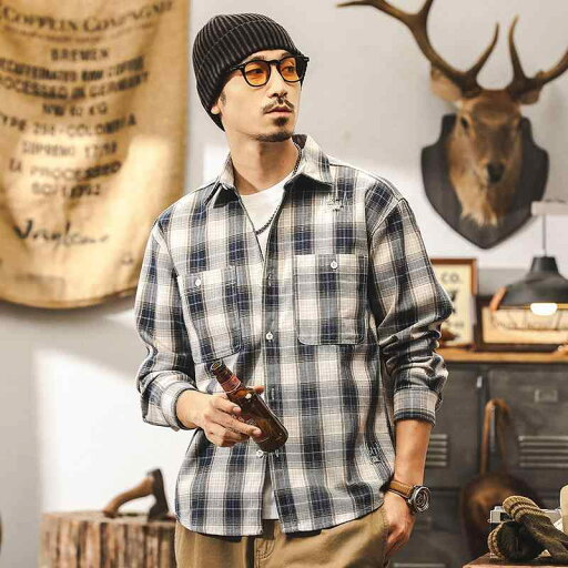 春 コーデ メンズ 用 服 シンプル ファッション オシャレ 大人 かっこいい 大きいサイズ ストリート 紳士服 アメリカン レトロ 厚手 チェック柄 シャツホール ウォー ダメージ ジャケット 春 コーデ メンズ 用 服 シンプル ファッション オシャレ 大人 かっこいい 大きいサイズ ストリート 紳士服 アメリカン レトロ 厚手 チェック柄 シャツホール ウォー ダメージ ジャケット