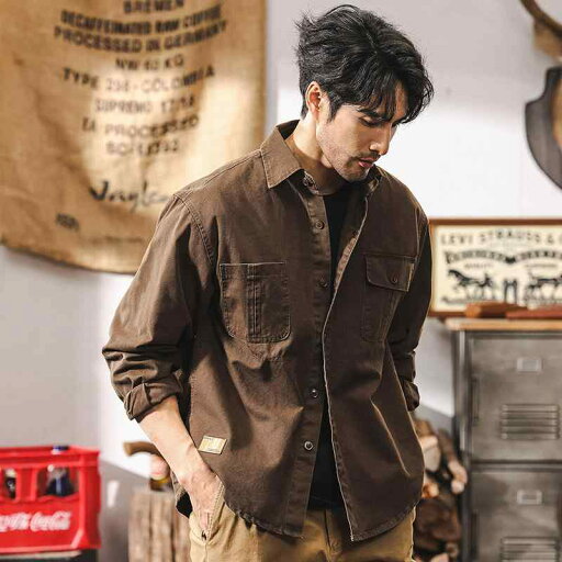春 コーデ メンズ 用 服 シンプル ファッション オシャレ 大人 かっこいい 大きいサイズ ストリート 紳士服 アメリカン レトロ 290 ヘビー シャツ タフ ワーク ジャケット 春 コーデ メンズ 用 服 シンプル ファッション オシャレ 大人 かっこいい 大きいサイズ ストリート 紳士服 アメリカン レトロ 290 ヘビー シャツ タフ ワーク ジャケット