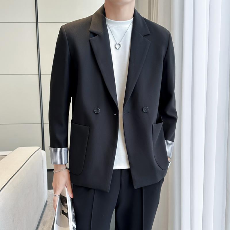 春 コーデ メンズ 用 服 シンプル ファッション オシャレ 大人 かっこいい 大きいサイズ ストリート 紳士服 カジュアル スーツ ジャケット ゆったり トップス 韓国スタイル 快適 スーツ