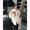 春 コーデ メンズ 用 服 シンプル ファッション オシャレ 大人 かっこいい 大きいサイズ ストリート 紳士服 立体 バーニング ローズ ウェディング シャツ 長袖 ハイエンド トップス