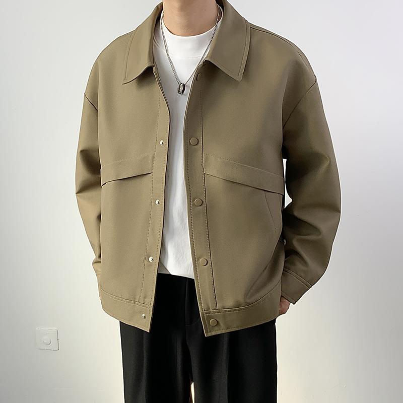 Jumper, Blouson - 春 コーデ メンズ 用 服 シンプル ファッション オシャレ 大人 かっこいい 大きいサイズ ストリート 紳士服 ジャケット カジュアル 韓国スタイル ライト ビジネス ハイエンド