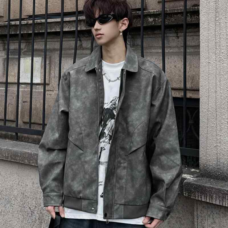 春 コーデ メンズ 用 服 シンプル ファッション オシャレ 大人 かっこいい 大きいサイズ ストリート 紳士服 アメリカン レトロ ジャケット トップス カジュアル