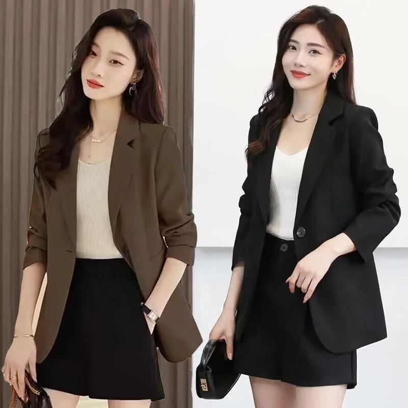 春 コーデ レディース ファッション オシャレ アイテム カワイイ コーデ シンプル きれい ナチュラル 上品カジュアル 用 ブレザー レディース 春 韓国ファッション スタイル カジュアル