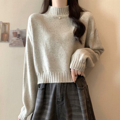 春 コーデ レディース ファッション オシャレ アイテム カワイイ コーデ シンプル きれい ナチュラル 上品カジュアル 用 ハーフ タートルネック プルオーバー セーター ゆったり スタイル スリム バット スリーブ アウターウェア 長袖 ニット トップス 春 コーデ レディース ファッション オシャレ アイテム カワイイ コーデ シンプル きれい ナチュラル 上品カジュアル 用 ハーフ タートルネック プルオーバー セーター ゆったり スタイル スリム バット スリーブ アウターウェア 長袖 ニット トップス