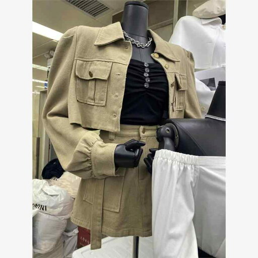 春 コーデ レディース ファッション オシャレ アイテム カワイイ コーデ シンプル きれい ナチュラル 上品カジュアル 用 韓国ファッション 春 無地 ボタン ジャケット スカート ツーピース セット 春 コーデ レディース ファッション オシャレ アイテム カワイイ コーデ シンプル きれい ナチュラル 上品カジュアル 用 韓国ファッション 春 無地 ボタン ジャケット スカート ツーピース セット