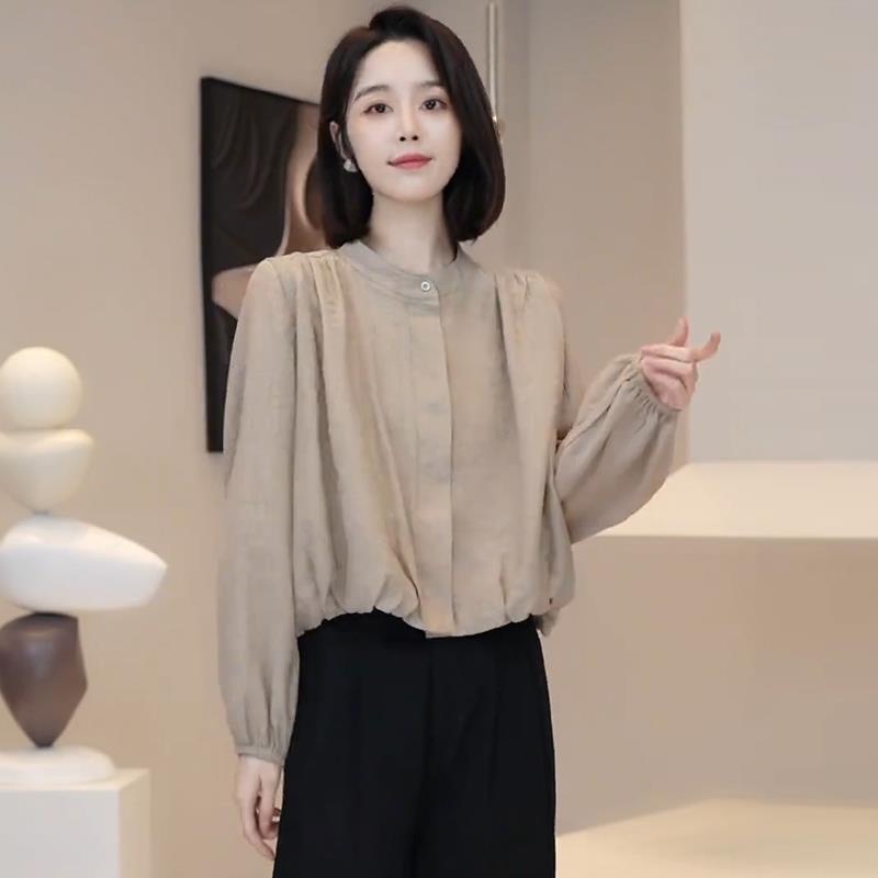Rakuten - 春 コーデ レディース ファッション オシャレ アイテム カワイイ コーデ シンプル きれい ナチュラル 上品カジュアル 用 レディーストップス シャツ シック 長袖