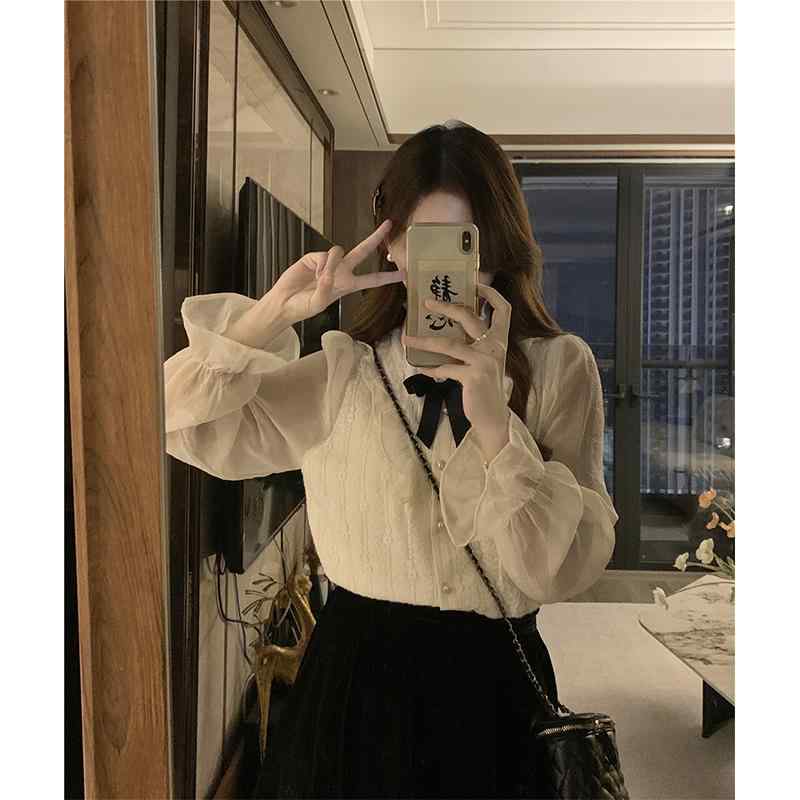 春 コーデ レディース ファッション オシャレ アイテム カワイイ コーデ シンプル きれい ナチュラル 上品カジュアル 用 レース スタンドカラー シャツ スタイル フレンチスタイル トップス
