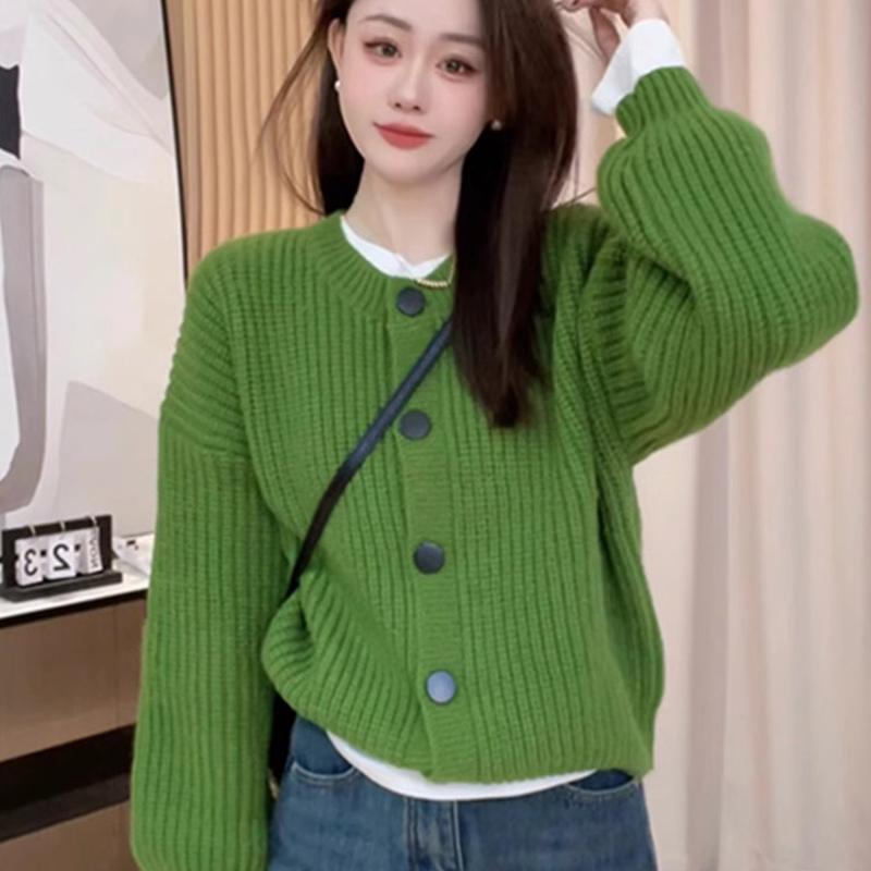 春 コーデ レディース ファッション オシャレ アイテム カワイイ コーデ シンプル きれい ナチュラル 上品カジュアル 用 セーター ゆったり ニット カーディガン ジャケット