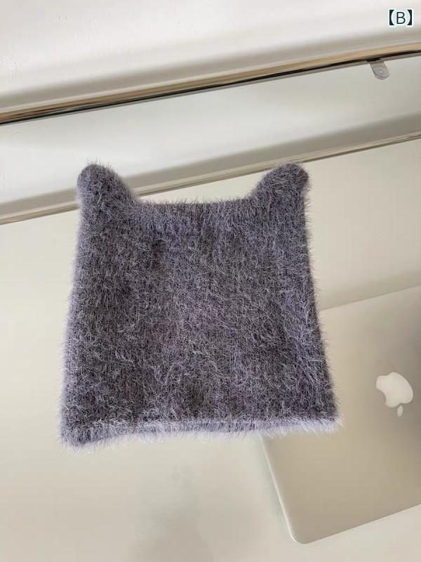 春 コーデ レディース ファッション オシャレ アイテム カワイイ コーデ シンプル きれいめ ナチュラル 上品カジュアル 女性用 婦人服 韓国ファッション ファー 耳 サブカルチャー ニット ウール 帽子