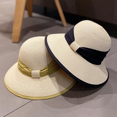 春 コーデ レディース ファッション オシャレ アイテム カワイイ コーデ シンプル きれいめ ナチュラル 上品カジュアル 女性用 婦人服 帽子 夏 旅行 ファッション ビーチ ハット 蝶 リボン つば広 サンハット バケーション