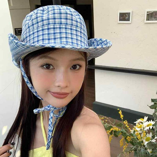 春 コーデ レディース ファッション オシャレ アイテム カワイイ コーデ シンプル きれいめ ナチュラル 上品カジュアル 女性用 婦人服 韓国ファッション 青 チェック柄 つば広 フィッシャーマン ハット アウトドア 帽子 春 コーデ レディース ファッション オシャレ アイテム カワイイ コーデ シンプル きれいめ ナチュラル 上品カジュアル 女性用 婦人服 韓国ファッション 青 チェック柄 つば広 フィッシャーマン ハット アウトドア 帽子