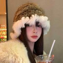 春 コーデ レディース ファッション オシャレ アイテム カワイイ コーデ シンプル きれいめ ナチュラル 上品カジュアル 女性用 婦人服 ウサギ ファー フィッシャーマンハット ハイエンド 暖かい 耳保護 バケット ハット