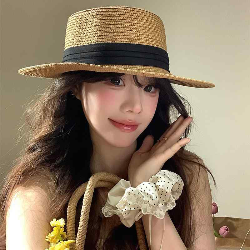 春 コーデ レディース ファッション オシャレ アイテム カワイイ コーデ シンプル きれいめ ナチュラル 上品カジュアル 女性用 婦人服 フレンチ フラット 麦わら 帽子 夏 ビーチ バカンス バケーション フィッシャーマン ハット