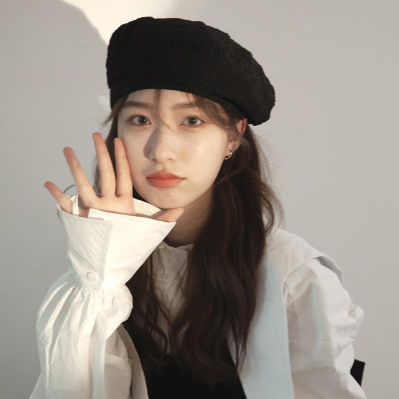 春 コーデ レディース ファッション オシャレ アイテム カワイイ コーデ シンプル きれいめ ナチュラル 上品カジュアル 女性用 婦人服 ベレー 帽子 バブル コットン 英国スタイル レトロ ペインター ハット かわいい 秋　冬 帽子