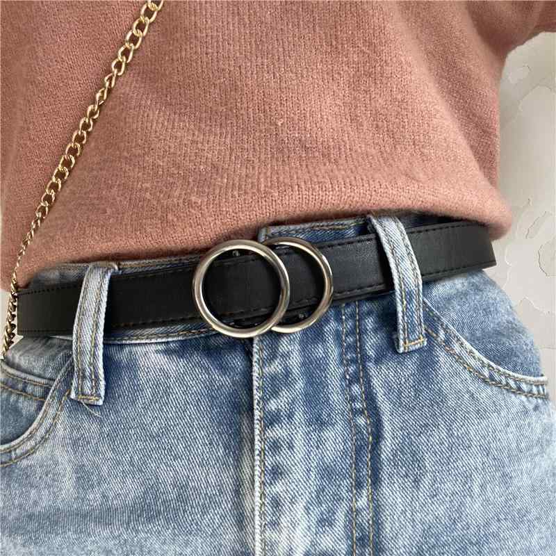 春 コーデ レディース ファッション オシャレ アイテム カワイイ コーデ シンプル きれいめ ナチュラル 上品カジュアル 女性用 婦人服 ノンホール ベルト 快適 ベルト ノーパンチ ベルト レトロ