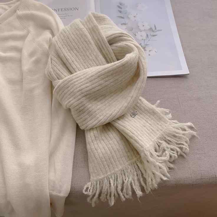 春 コーデ レディース ファッション オシャレ アイテム カワイイ コーデ シンプル きれいめ ナチュラル 上品カジュアル 女性用 婦人服 厚手 ショール ネック ガード 秋 暖かい ソフト 防寒