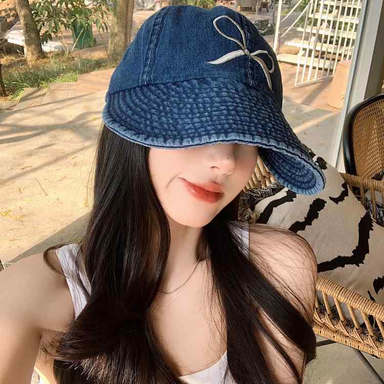 春 コーデ レディース ファッション オシャレ アイテム カワイイ コーデ シンプル きれいめ ナチュラル 上品カジュアル 女性用 婦人服 韓国ファッション デニム フィッシャーマン ハット つば有り サンハット