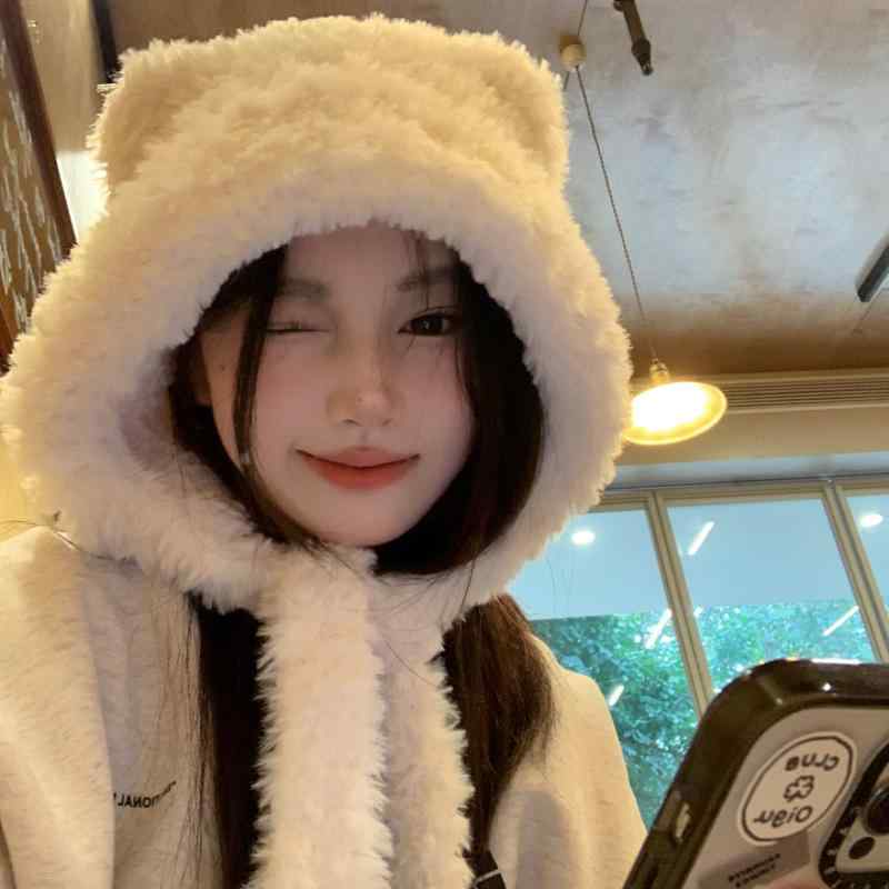 春 コーデ レディース ファッション オシャレ アイテム カワイイ コーデ シンプル きれいめ ナチュラル 上品カジュアル 女性用 婦人服 かわいい クマ 耳 帽子 秋 暖かい 耳保護 サイクリング 防寒