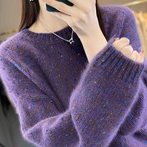 春 コーデ レディース ファッション オシャレ カワイイ シンプル きれいめ ナチュラル 上品カジュアル 婦人服 厚手 ラウンドネック ウール セーター 防寒 スパンコール レイヤリング シャツ 春 コーデ レディース ファッション オシャレ カワイイ シンプル きれいめ ナチュラル 上品カジュアル 婦人服 厚手 ラウンドネック ウール セーター 防寒 スパンコール レイヤリング シャツ