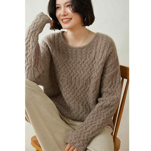 春 コーデ レディース ファッション オシャレ カワイイ シンプル きれいめ ナチュラル 上品カジュアル 婦人服 厚手 セーター ラウンドネック ソリッドカラー ウール 春 コーデ レディース ファッション オシャレ カワイイ シンプル きれいめ ナチュラル 上品カジュアル 婦人服 厚手 セーター ラウンドネック ソリッドカラー ウール