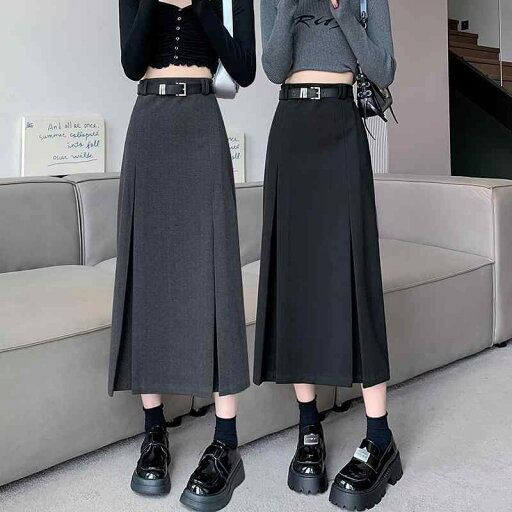 春 コーデ レディース ファッション オシャレ カワイイ シンプル きれいめ ナチュラル 上品カジュアル 婦人服 グレー スーツ ウール スカート ミドル丈 ハイウエスト スリム 厚手 Aライン アンブレラ プリーツ ロング 春 コーデ レディース ファッション オシャレ カワイイ シンプル きれいめ ナチュラル 上品カジュアル 婦人服 グレー スーツ ウール スカート ミドル丈 ハイウエスト スリム 厚手 Aライン アンブレラ プリーツ ロング