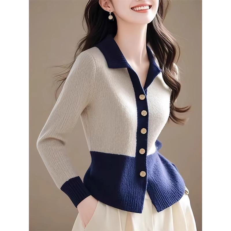 春 コーデ レディース ファッション オシャレ カワイイ シンプル きれいめ ナチュラル 上品カジュアル 婦人服 フレンチ 通勤ウェア 長袖 インナーシャツ