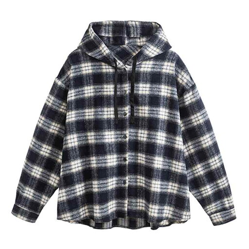 メンズ ファッション 服 用 オシャレ シンプル 大人 かっこいい 大きいサイズ ストリート 紳士服 アメリカン レトロ 黒 白 チェック柄 フード付き シャツ ジャケット ゆったり ウール メンズ ファッション 服 用 オシャレ シンプル 大人 かっこいい 大きいサイズ ストリート 紳士服 アメリカン レトロ 黒 白 チェック柄 フード付き シャツ ジャケット ゆったり ウール
