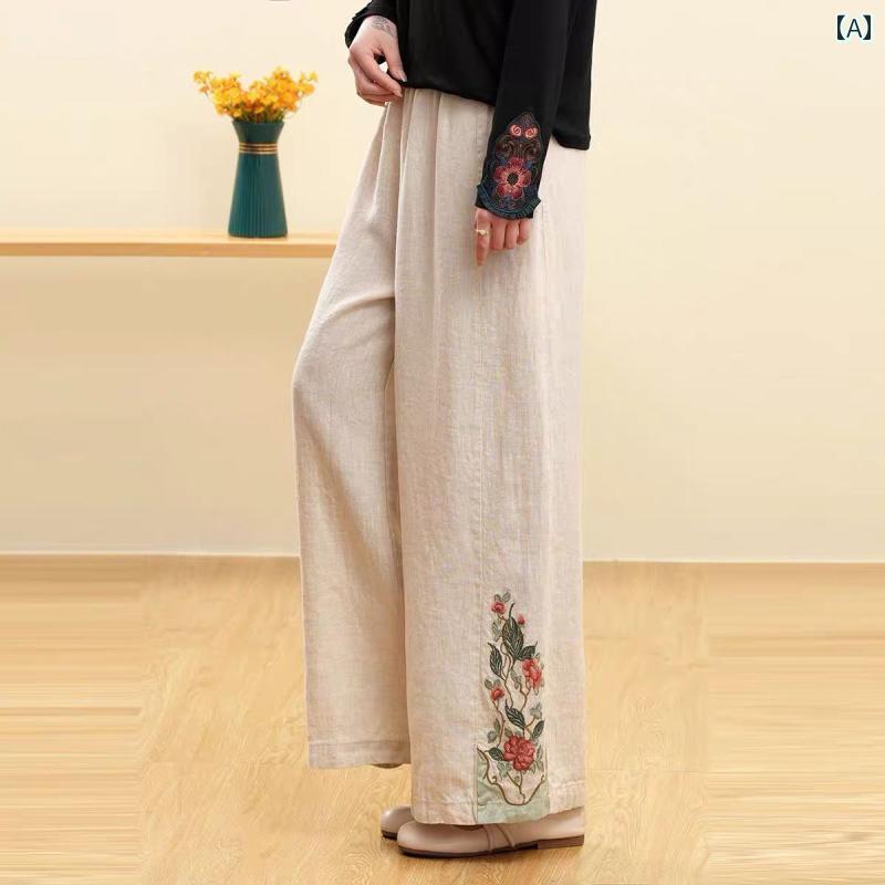 春 コーデ レディース ファッション オシャレ カワイイ シンプル きれいめ ナチュラル 上品カジュアル 婦人服 コットン リネン カジュアル パンツ 夏 ワイドレッグ ストレート クラシック エスニック スリム ロング