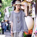 春 コーデ レディース ファッション オシャレ カワイイ シンプル きれいめ ナチュラル 上品カジュアル 婦人服 夏 カジュアル スーツ 半袖 コットンリネン シャツ ワイドレッグ パンツ リネン