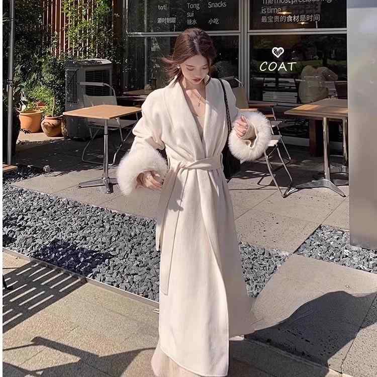 乐天商城 - 春 コーデ レディース ファッション オシャレ カワイイ シンプル きれいめ ナチュラル 上品カジュアル 婦人服 襟 ウール コート 快適