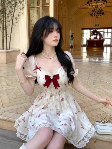 春 コーデ レディース ファッション オシャレ カワイイ シンプル きれいめ ナチュラル 上品カジュアル 婦人服 スイート リボン 花柄 ドレス 夏 ウエスト シフォン Aライン スカート 春 コーデ レディース ファッション オシャレ カワイイ シンプル きれいめ ナチュラル 上品カジュアル 婦人服 スイート リボン 花柄 ドレス 夏 ウエスト シフォン Aライン スカート