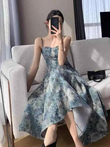 春 コーデ レディース ファッション オシャレ カワイイ シンプル きれいめ ナチュラル 上品カジュアル 婦人服 クラシック 花柄 ワンピース ドレス 夏 ハイエンド ウエスト バカンス バケーション シフォン ロング スカート 春 コーデ レディース ファッション オシャレ カワイイ シンプル きれいめ ナチュラル 上品カジュアル 婦人服 クラシック 花柄 ワンピース ドレス 夏 ハイエンド ウエスト バカンス バケーション シフォン ロング スカート