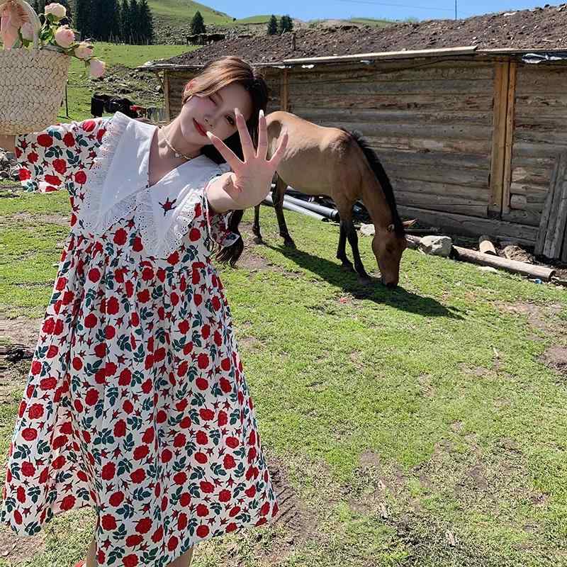 春 コーデ レディース ファッション オシャレ カワイイ シンプル きれいめ ナチュラル 上品カジュアル 婦人服 腹部カバー スリム スカート 夏 フレンチ 花柄 ドレス