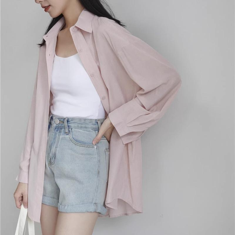Rakuten - 春 コーデ レディース ファッション オシャレ カワイイ シンプル きれいめ ナチュラル 上品カジュアル 婦人服 大きいサイズ 薄手 日焼け防止 シャツ ジャケット 夏 カーディガン ゆったり スリム トップス