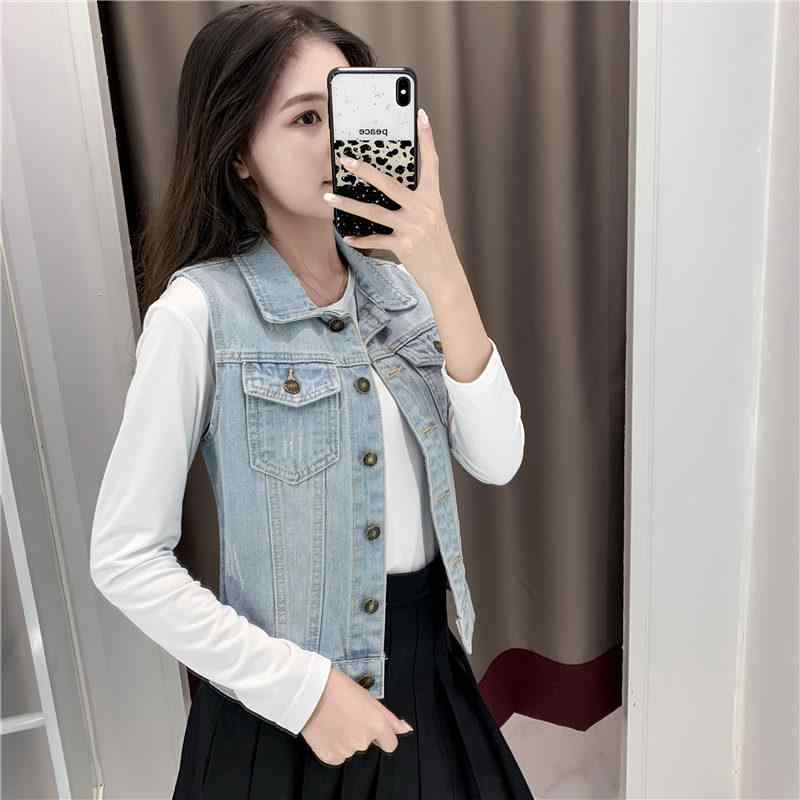 春 コーデ レディース ファッション オシャレ カワイイ シンプル きれいめ ナチュラル 上品カジュアル 婦人服 デニム ベスト 快適 ジャケット カーディガン ノースリーブ トップス コート