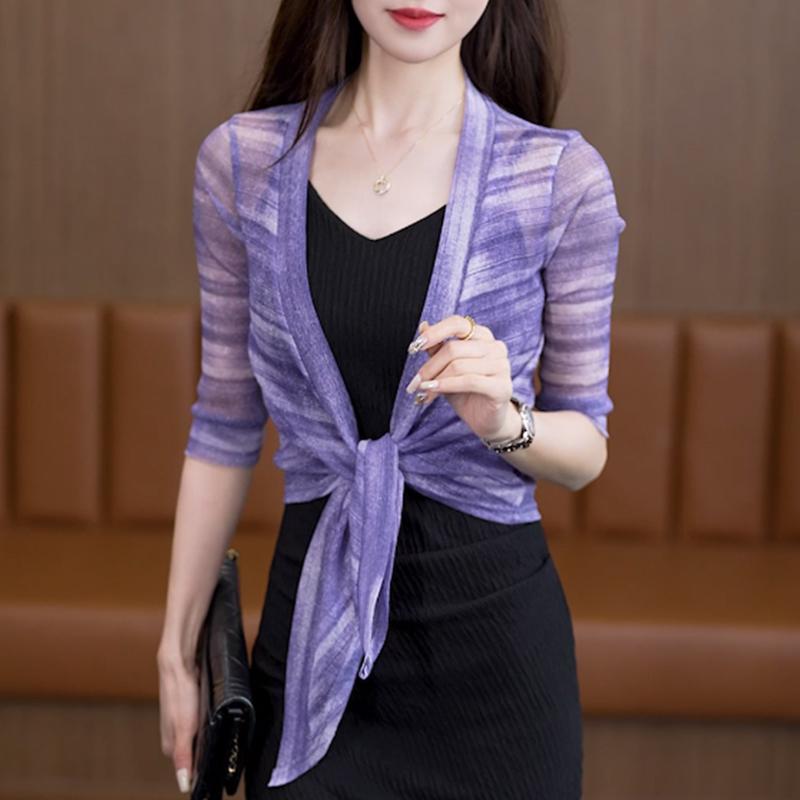 春 コーデ レディース ファッション オシャレ カワイイ シンプル きれいめ ナチュラル 上品カジュアル 婦人服 スカート アウターウェア サマー ストール ブラウス 日焼け防止 カーディガン ストラップ ジャケット(4)