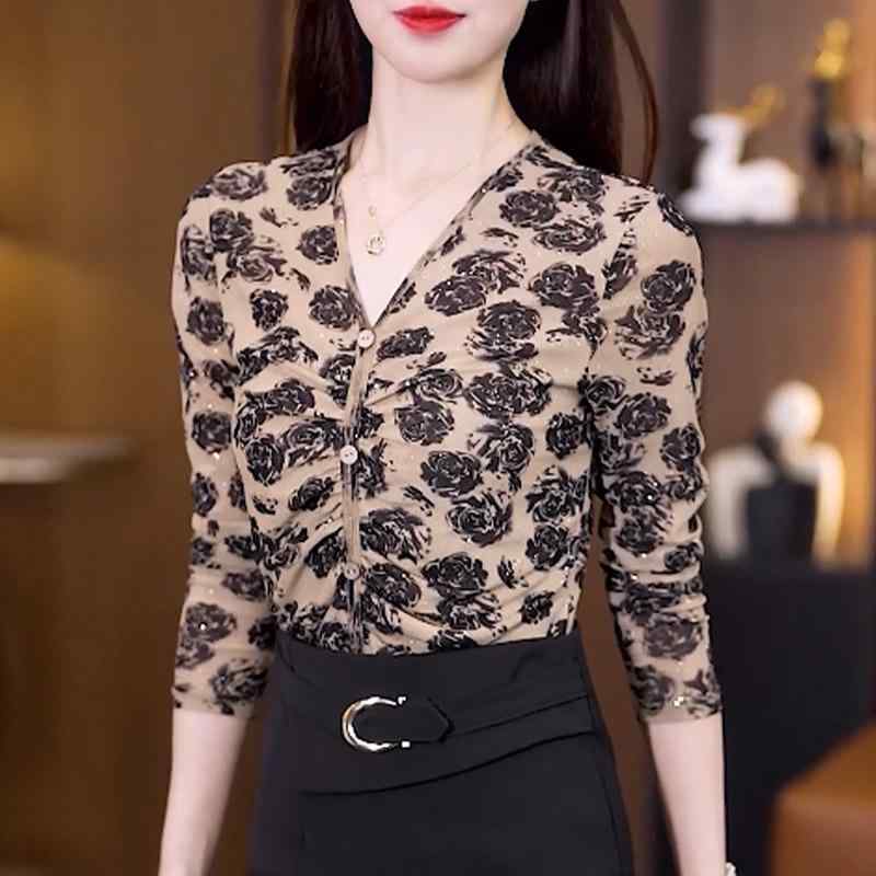 春 コーデ レディース ファッション オシャレ カワイイ シンプル きれいめ ナチュラル 上品カジュアル 婦人服 スリム トップス シャツ メッシュ 長袖 T シャツ