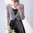 春 コーデ レディース ファッション オシャレ カワイイ シンプル きれいめ ナチュラル 上品カジュアル 婦人服 日焼け防止 チョッキ 薄手 ブラウス メッシュ ストール レース トップス
