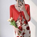 春 コーデ レディース ファッション オシャレ カワイイ シンプル きれいめ ナチュラル 上品カジュアル 婦人服 スカート ニット 日焼け防止 サマー トップス ストール 薄型 カーディガン 半袖 ジャケット