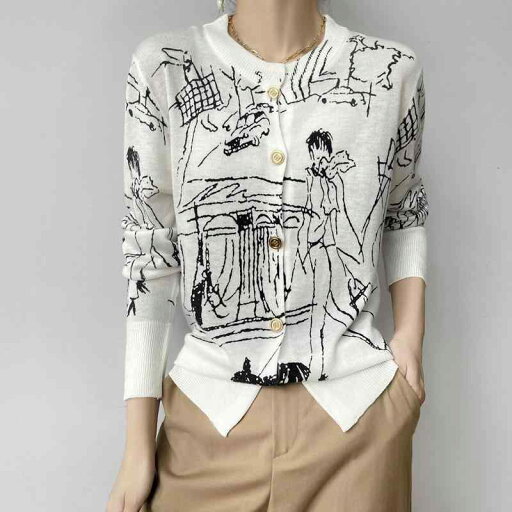 春 コーデ レディース ファッション オシャレ カワイイ シンプル きれいめ ナチュラル 上品カジュアル 婦人服 ジャカード ウール セーター カーディガン 薄手 ジャケット ラウンドネック シャツ 春 コーデ レディース ファッション オシャレ カワイイ シンプル きれいめ ナチュラル 上品カジュアル 婦人服 ジャカード ウール セーター カーディガン 薄手 ジャケット ラウンドネック シャツ