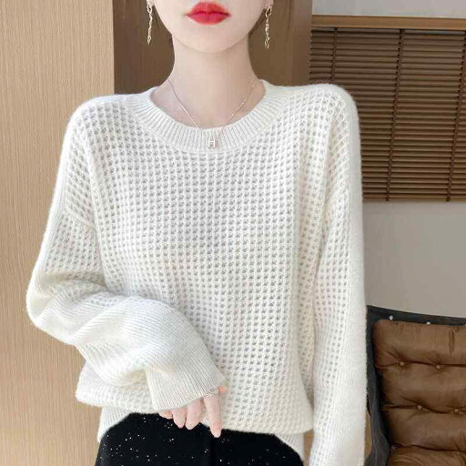 春 コーデ レディース ファッション オシャレ カワイイ シンプル きれいめ ナチュラル 上品カジュアル 婦人服 ウール セーター ソフト ラウンドネック プルオーバー ニット トップス 春 コーデ レディース ファッション オシャレ カワイイ シンプル きれいめ ナチュラル 上品カジュアル 婦人服 ウール セーター ソフト ラウンドネック プルオーバー ニット トップス